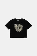 Детска тениска Guess в черно J5YI35 K6YW4