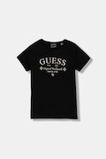 Guess t-shirt bawełniany dziecięcy kolor czarny J5YI40 I3Z14