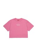 Detské bavlnené tričko Diesel TIXAN T-SHIRT ružová farba, J02428