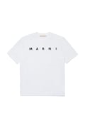 Marni t-shirt bawełniany dziecięcy MT290F T-SHIRT kolor biały M01601