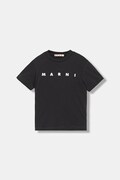 Παιδικό βαμβακερό μπλουζάκι Marni MT290F T-SHIRT χρώμα: μαύρο, M01601