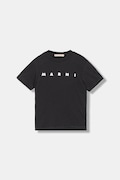 Marni t-shirt bawełniany dziecięcy MT290F T-SHIRT kolor czarny M01601