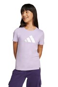 Dětské bavlněné tričko adidas fialová barva, JV5263
