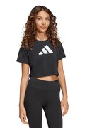 Otroška kratka majica adidas črna barva, KB7295