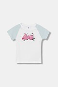 Παιδικό βαμβακερό μπλουζάκι Puma PUMA X HELLO KITTY & FRIENDS Slim Tee χρώμα: άσπρο, 632391
