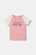 Παιδικό βαμβακερό μπλουζάκι Puma PUMA X HELLO KITTY & FRIENDS Slim Tee χρώμα: ροζ, 632391