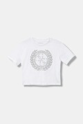 Дитяча бавовняна футболка Guess колір білий J5BI22 I3Z14