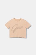 Guess t-shirt bawełniany dziecięcy kolor beżowy J5BI24 KCNQ4