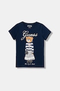 Guess t-shirt bawełniany dziecięcy kolor granatowy J5BI39 J1314