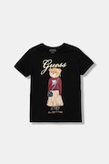 Guess t-shirt bawełniany dziecięcy kolor czarny J5BI39 J1314