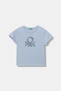Детска памучна тениска United Colors of Benetton в синьо 3I1XC10Q1