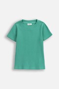 Coccodrillo t-shirt z bawełną dziecięcy kolor zielony RAVE GIRL JUNIOR