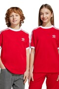 adidas Originals tricou de bumbac pentru copii culoarea rosu, cu imprimeu, JI8467
