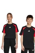 adidas t-shirt bawełniany dziecięcy kolor czarny wzorzysty JM1629