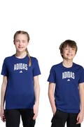 adidas tricou de bumbac pentru copii culoarea bleumarin, cu imprimeu, JV5193