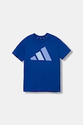 Дитяча бавовняна футболка adidas з принтом JV9866