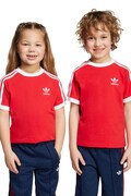 Detské bavlnené tričko adidas Originals červená farba, s nášivkou, JY3748