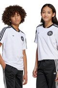 Дитяча футболка adidas Originals колір білий з аплікацією JV7682