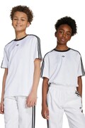 Detské tričko adidas Originals biela farba, s nášivkou, JV8655