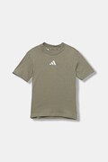 adidas tricou de bumbac pentru copii culoarea verde, uni, JW3492