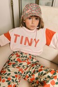 Tinycottons tricou de bumbac pentru copii TINY COLOR BLOCK TEE culoarea roz, cu imprimeu, AW25-264