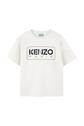 Detské bavlnené tričko Kenzo Kids biela farba, s potlačou, K61494