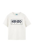 Kenzo Kids t-shirt bawełniany dziecięcy kolor biały z nadrukiem K61494