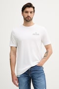 Tommy Hilfiger tricou din bumbac culoarea alb, cu imprimeu, MW0MW39355