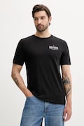 Tommy Hilfiger tricou din bumbac culoarea negru, cu imprimeu, MW0MW39355