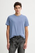 Calvin Klein t-shirt bawełniany męski kolor niebieski gładki LV04LB275G