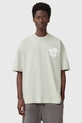 AllSaints t-shirt in cotone ORLANDO uomo colore verde M066PC