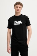 Μπλουζάκι Karl Lagerfeld χρώμα: μαύρο, 553235.755087
