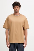 BOSS tricou din bumbac culoarea verde, cu imprimeu, 50548012