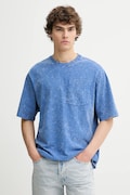 G-Star t-shirt bawełniany męski kolor fioletowy gładki D26031-C756