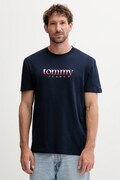 Tommy Jeans t-shirt bawełniany męski kolor granatowy z nadrukiem DM0DM21978