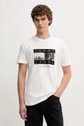 Tommy Jeans t-shirt bawełniany męski kolor biały z nadrukiem DM0DM22464