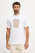 Guess t-shirt in cotone PANORAMA uomo colore bianco con applicazione M5YI18 I3Z14