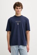 Guess Originals t-shirt bawełniany męski kolor granatowy wzorzysty M5GI69 K8FQ4
