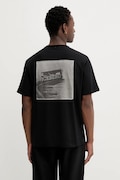 Iceberg t-shirt męski kolor czarny z nadrukiem F024 6318