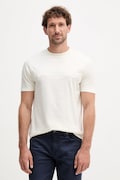 Karl Lagerfeld tricou din bumbac culoarea bej, cu imprimeu, 554227.755037