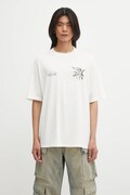 Represent t-shirt bawełniany Legacy Cherubs męski kolor beżowy z nadrukiem MLM100369