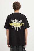 Бавовняна футболка Represent Legacy Cherubs колір чорний з принтом MLM100369