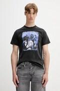 adidas Originals tricou din bumbac Buffy Tee culoarea negru, cu imprimeu, JX1278