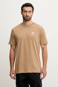Pamučna majica adidas Originals Trefoil Essential boja: smeđa, s aplikacijom, JX2824