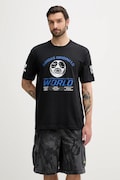 Bombažna kratka majica adidas Originals 90S Football Tee moška, črna barva, JX3064