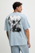 Diesel t-shirt bawełniany T-BOXT-T23 męski kolor niebieski z nadrukiem A18731.0PLAT