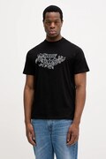 Bavlněné tričko Guess pánské, černá barva, M5BI07 I3Z14