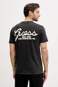 Guess tricou din bumbac culoarea gri, cu imprimeu, M5BI70 I3Z14