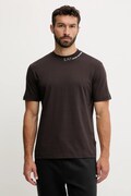 EA7 Emporio Armani t-shirt bawełniany męski kolor brązowy wzorzysty AF13244.7X000147