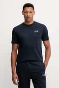 EA7 Emporio Armani t-shirt bawełniany męski kolor granatowy z nadrukiem PJVPZ.8NPT25
